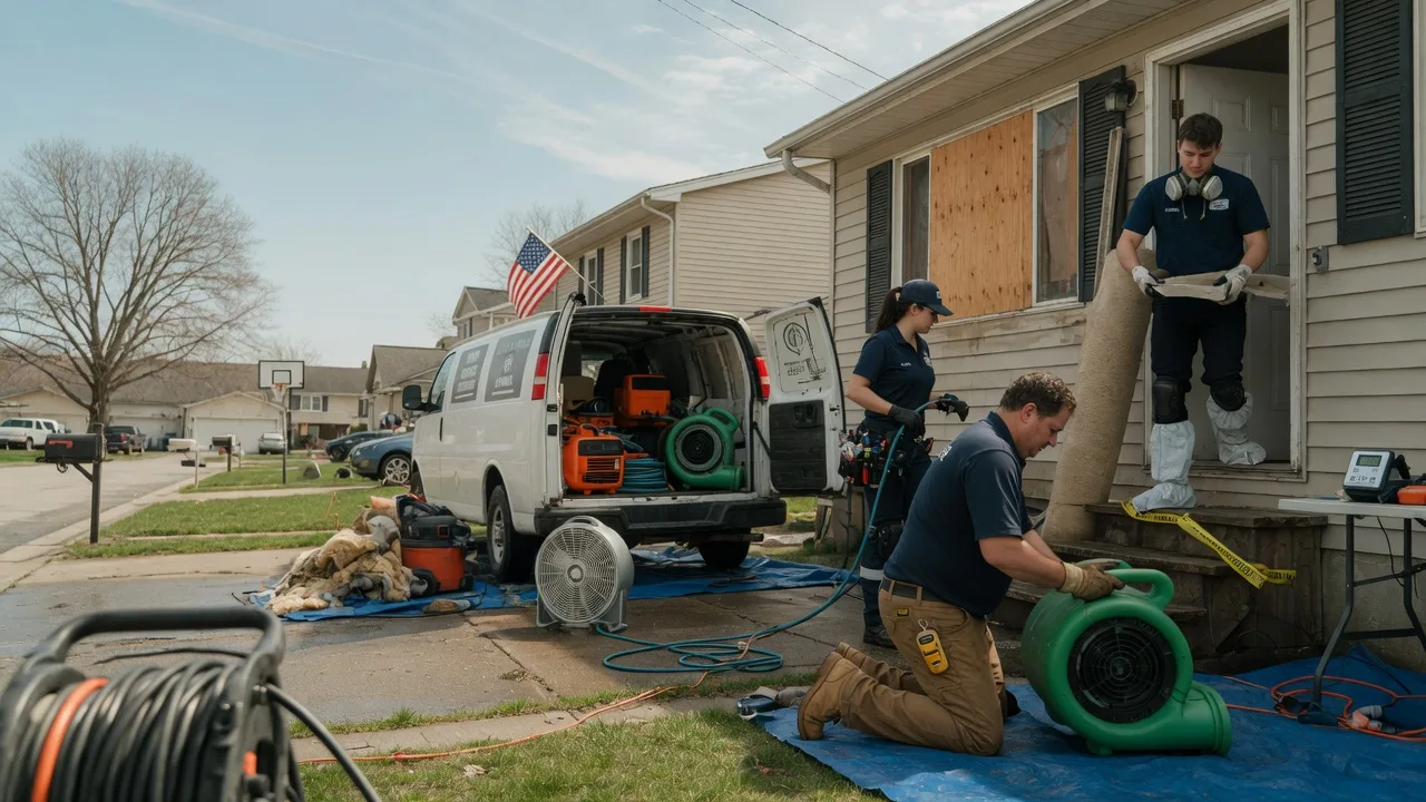 Water Damage Restoration in Hamilton, IN near me